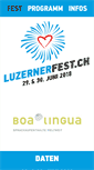 Mobile Screenshot of luzernerfest.ch