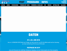 Tablet Screenshot of luzernerfest.ch